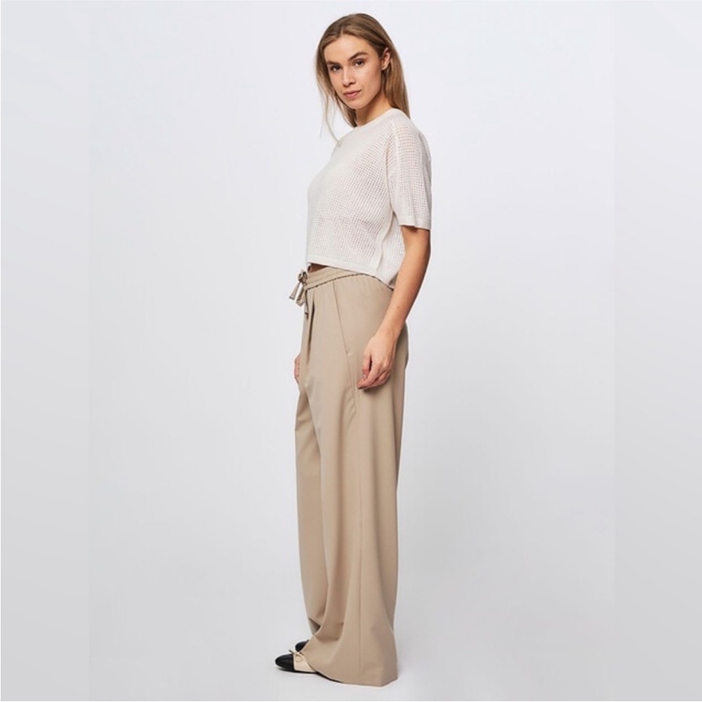 NWT Noname Cashmere Amelia Mesh Open-Knit
Top in cream/off white Sz M - Picture 2 of 8